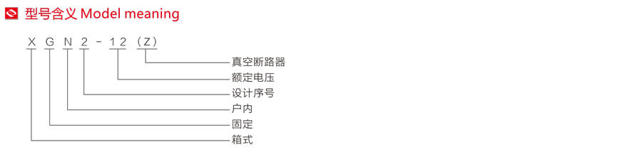 XGN2-12箱式固定式金屬封閉開(kāi)關(guān)設(shè)備型號(hào)含義